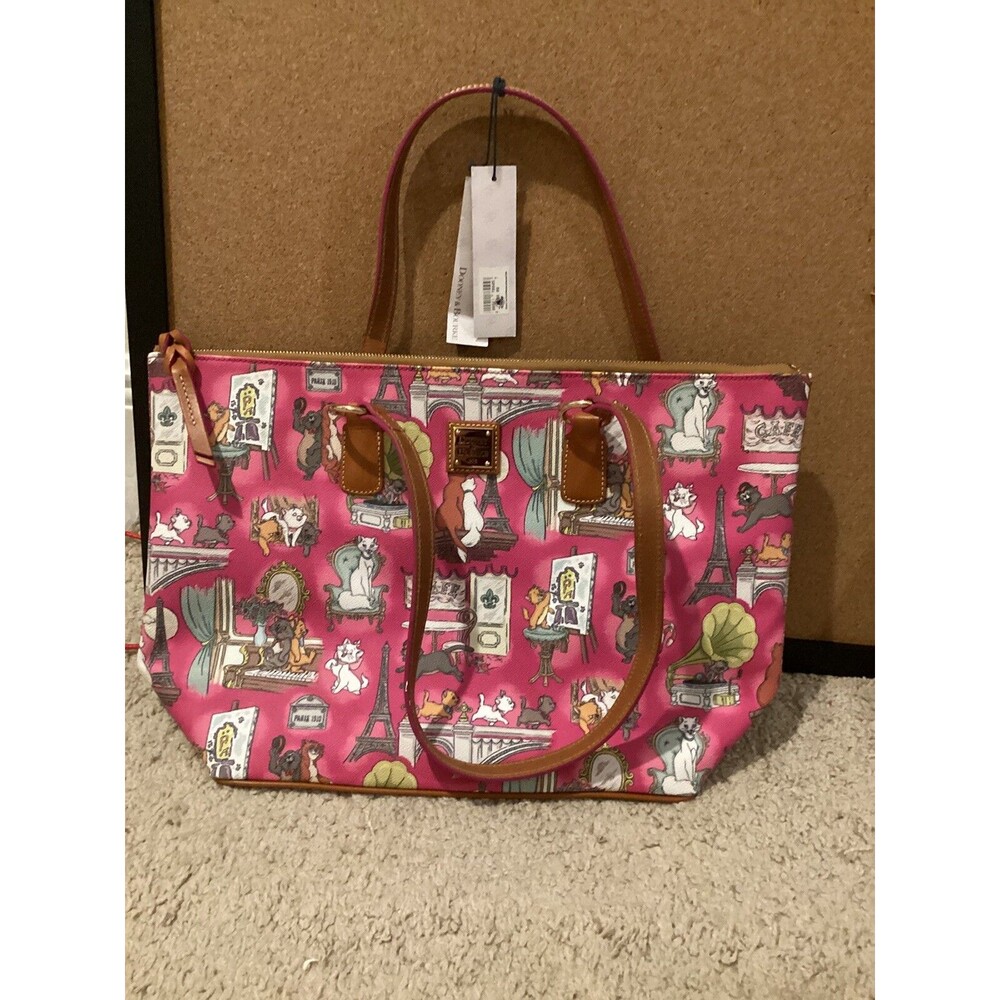 Dooney & Bourke Disney Parks THE ARISTOCATS 50th Anniversary TOTE Bag Purse NWT